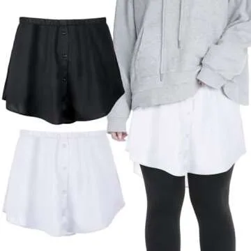 Lace/Cotton Shirt Extender