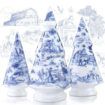 Blue and White Christmas