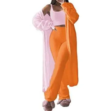 Womens 3 piece outfits ribbed