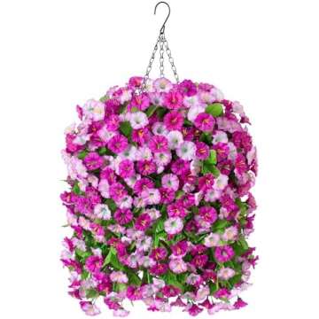 Faux Hanging Baskets