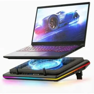 Lap Desk with fan for laptop