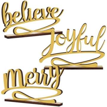 Gold Christmas decor