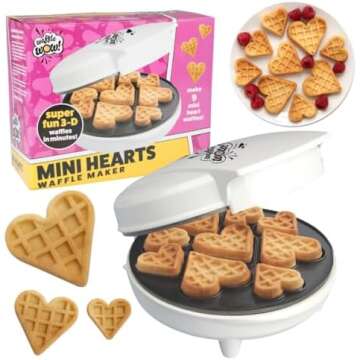 pink griddle & waffle maker