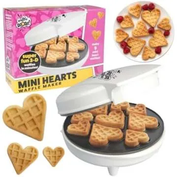 pink griddle & waffle maker