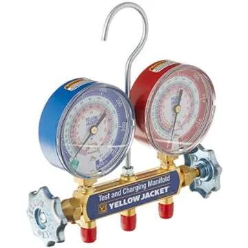 Refrigerant Charging with a Compound Manifold Gauge Set