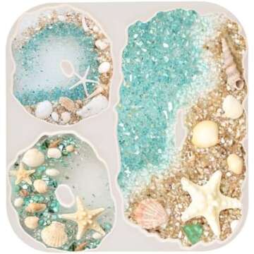 Med to Large Molds for Resin( coasters, trays, etc.)