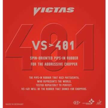 Hard Rubber, Low Throw Angle (For Forehand)