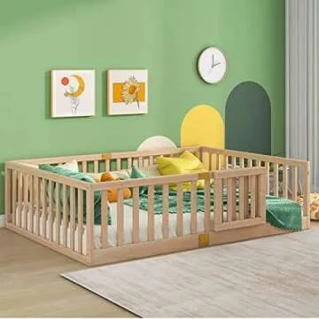 Toddler floor bed