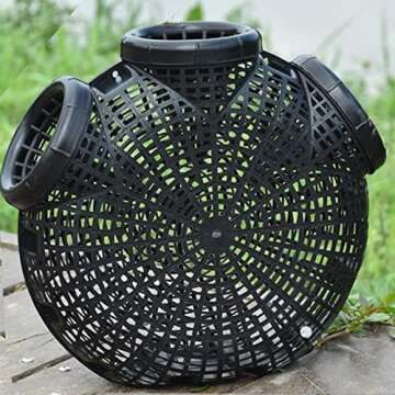 Fish trap container