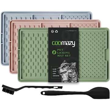 Slow feeders and lick mats