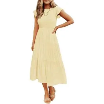 Yellow Church Dresses For Women