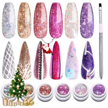 AT HOME BLING NAILS