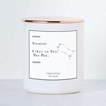 Zodiac-themed candles