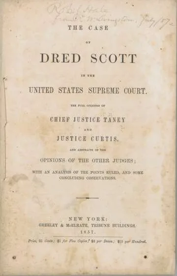 The Freedom of Dred Scott: A Pivotal Moment in American History