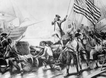 The Historic Battle of USS Bonhomme Richard vs HMS Serapis