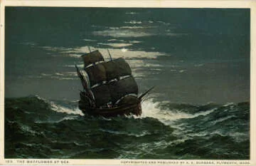 The Arrival of the Mayflower Pilgrims in 1620