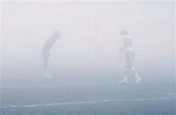 The Fog Bowl: A Legendary NFL Playoff Game
