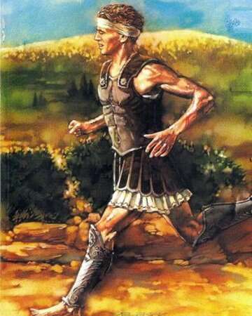 The Death of Pheidippides: The Marathon Legend