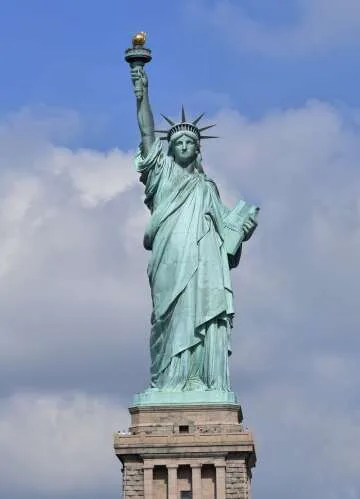 The Driving of the First Rivet into the Statue of Liberty