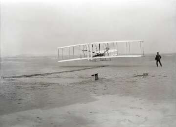 The Wright Brothers' Historic First Flight