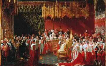 The Coronation of Queen Victoria in 1838