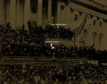 John Wilkes Booth at Lincoln's Second Inauguration