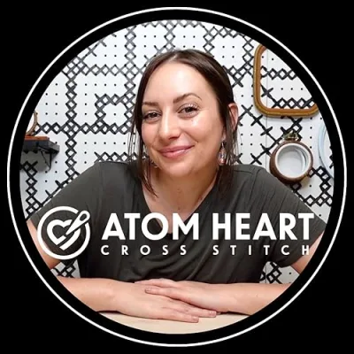 Jacquie - Atom Heart Cross Stitch