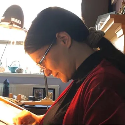 Claire stitching corner