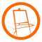 Orange Easel Profile