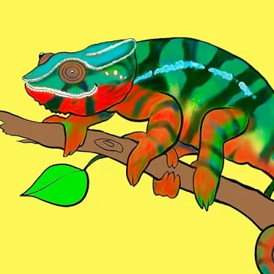 Neptune the Chameleon